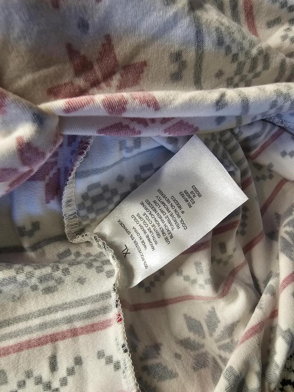 Hello Mello Women's XL Fair Isle Pattern pajama pants - Picture 2 of 3
